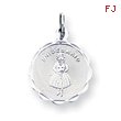 Sterling Silver Bridesmaid Disc Charm