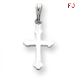 Sterling Silver Budded Cross Charm