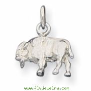 Sterling Silver Buffalo Charm