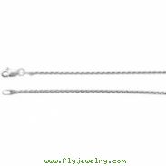 Sterling Silver BULK BY INCH Polished WHEAT CHAIN