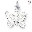 Sterling Silver Butterfly Charm