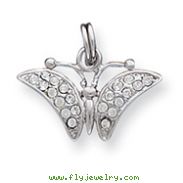 Sterling Silver Butterfly Charm