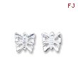 Sterling Silver Butterfly Mini Earrings