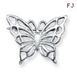 Sterling Silver Butterfly Pin