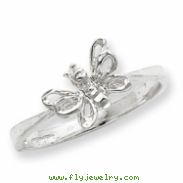 Sterling Silver Butterfly Ring