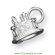 Sterling Silver Cake Charm