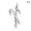 Sterling Silver Candy Canes Charm