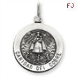 Sterling Silver Caridad del Cobre Medal