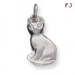 Sterling Silver Cat Charm