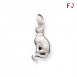 Sterling Silver Cat Charm