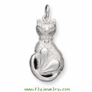 Sterling Silver Cat Charm