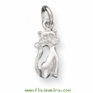 Sterling Silver Cat Charm