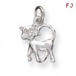 Sterling Silver Cat Charm