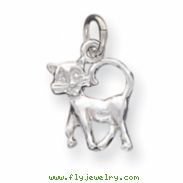 Sterling Silver Cat Charm