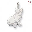 Sterling Silver Cat Charm