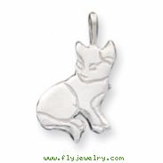 Sterling Silver Cat Charm