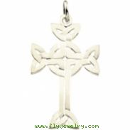 Sterling Silver Celtic Design Cross