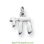 Sterling Silver Chai Life Charm