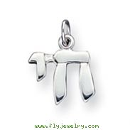 Sterling Silver Chai Life Charm