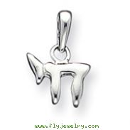 Sterling Silver Chai Pendant