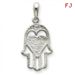 Sterling Silver Chamseh/Hamsa Pendant