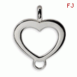 Sterling Silver Charm Holder Pendant