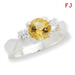 Sterling Silver Citrine ring