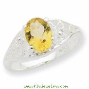 Sterling Silver Citrine ring