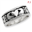 Sterling Silver Claddagh Design Ring