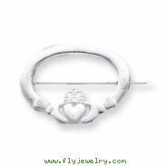 Sterling Silver Claddagh Pin