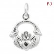 Sterling Silver Claddaugh Charm