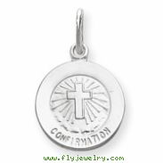 Sterling Silver Confirmation Medal