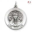 Sterling Silver Confirmation Medal Charm