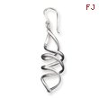 Sterling Silver Corkscrew Dangle Earrings