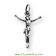 Sterling Silver Corpus Crucified Christ Charm