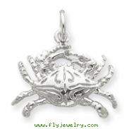 Sterling Silver Crab Charm