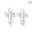 Sterling Silver Cross Earrings