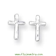 Sterling Silver Cross Earrings