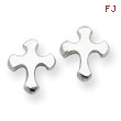 Sterling Silver Cross Earrings