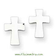 Sterling Silver Cross Earrings