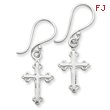 Sterling Silver Cross Earrings