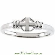 Sterling Silver Cross Ring