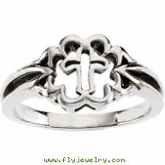 Sterling Silver Cross Ring