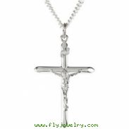 Sterling Silver Crucifix Pendant