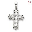 Sterling Silver Cubic Zirconia Cross Pendant