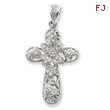 Sterling Silver Cubic Zirconia Cross Pendant