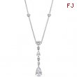 Sterling Silver Cubic Zirconia Necklace