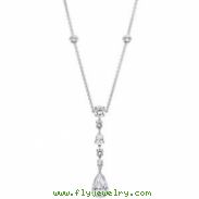 Sterling Silver Cubic Zirconia Necklace