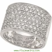 Sterling Silver Cubic Zirconia Ring