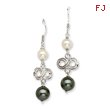 Sterling Silver Cultured Pearl Earrings